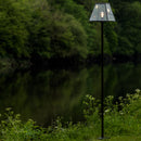 Contemporary lamp post in galvanised steel 2.7m in height.
