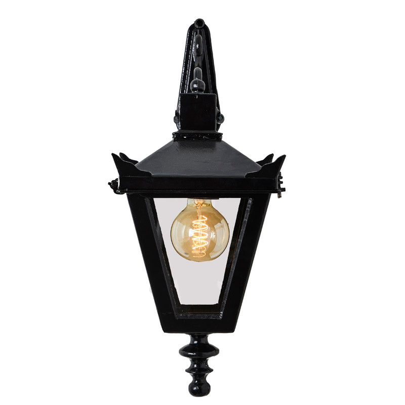 Victorian traditional cast iron downturned wall light 0.48m (H046)