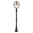Copper railway style lamp post in cast iron and steel 1.49m (H314C)