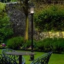 Georgian style lamp post in cast iron and steel 2.21m in height.