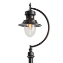 Vintage tear drop lamp post in cast iron and steel 3.7m (H501)
