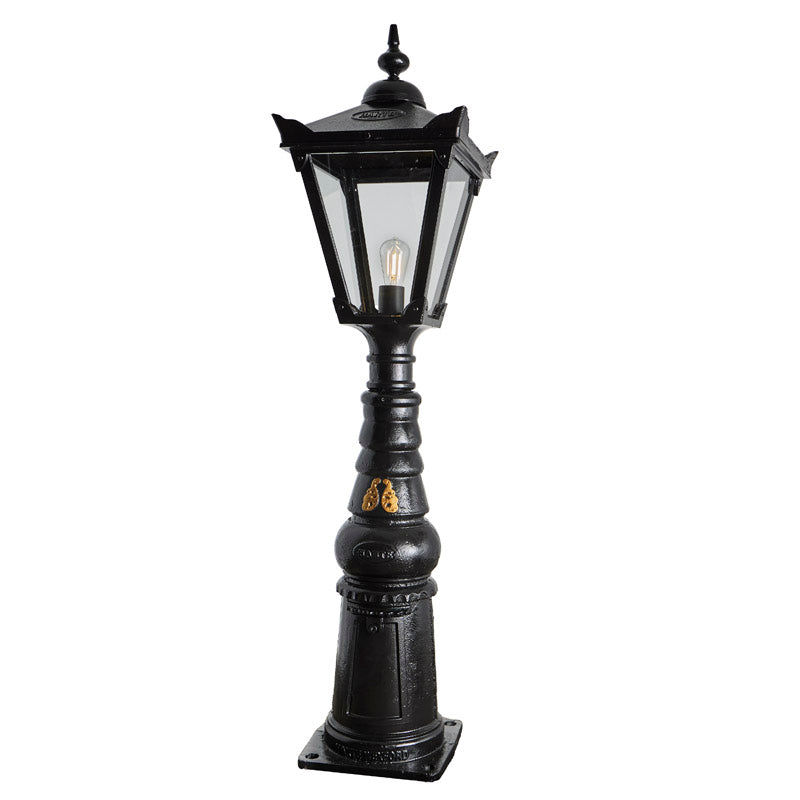 Victorian traditional cast iron pedestal light 1.54m (H813)