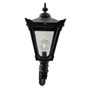 Victorian traditional cast iron wall light with decorative arm 1.1m in height (H841)