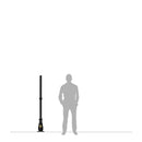Colonne de lampadaire traditionnel 1,74m (LC007)
