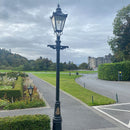 Victorian traditional cast iron lamp post 3.5m in height.