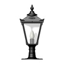 Victorian traditional cast iron pier light 0.7m in height for flat pier caps.