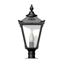 Victorian traditional cast iron pier light 0.6m in height for narrow pier caps.