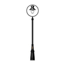Classic railway style lamp post in cast iron and steel 3.65m in height.