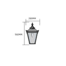 Victorian traditional bulkhead light 0.56m in height.