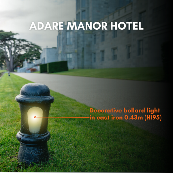 Harte Outdoor Lighting's Bollard Light Solution at Adare Manor