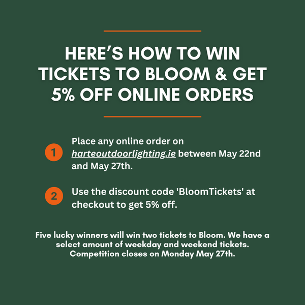 Win Tickets to Bord Bia Bloom 2024 and Enjoy a 5% Discount on Your Order!