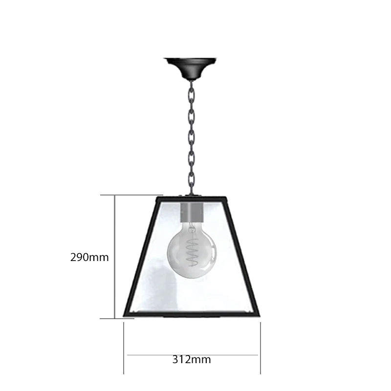 Lanterne suspendue contemporaine 0,29m (BH002)