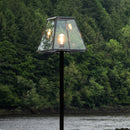 Contemporary lamp post in galvanised steel 2.7m in height.