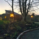 Contemporary lamp post in galvanised steel 1.8m in height.