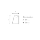 Contemporary bulkhead wall light 0.29m (BRW3)