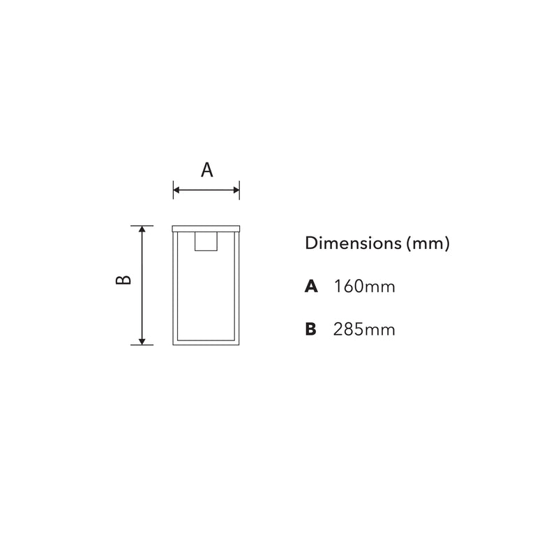 Applique encastrée contemporaine 0,29m (BRW4)