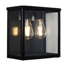 Contemporary square flushed wall light 0.29m (BRW5)