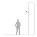 Traditional wall bracket - 42mm O.D. (BT002)