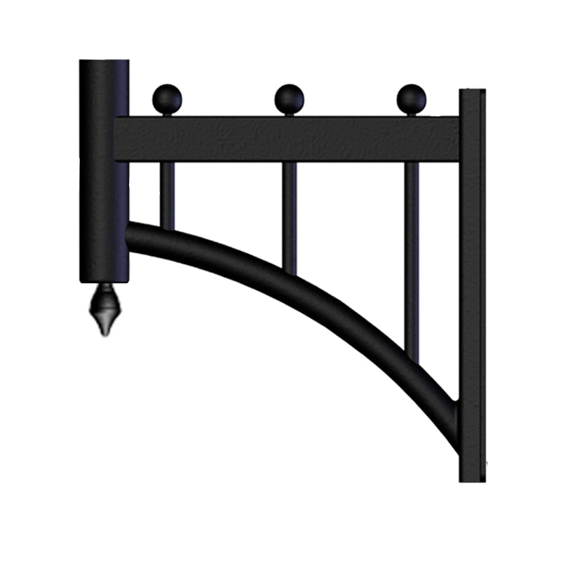 Wandhalterung für den Innenhof – 42 mm Außendurchmesser (BT402)