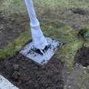 Medium foundation frame, 150mm square in galvanised steel (FF02)