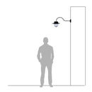 Copper farmyard wall light 0.49m (H066C)