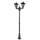 Victorian style medium double headed lamp post 2.47m (H036)