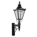 Large Victorian traditional in steel wall light 1.47m (H040)