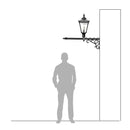 Victorian wall light with extension 0.97m (H042)