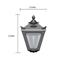 Victorian traditional cast iron bulkhead light 0.37m (H044)
