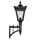 Victorian cast iron wall light with short arm 0.97m (H048)