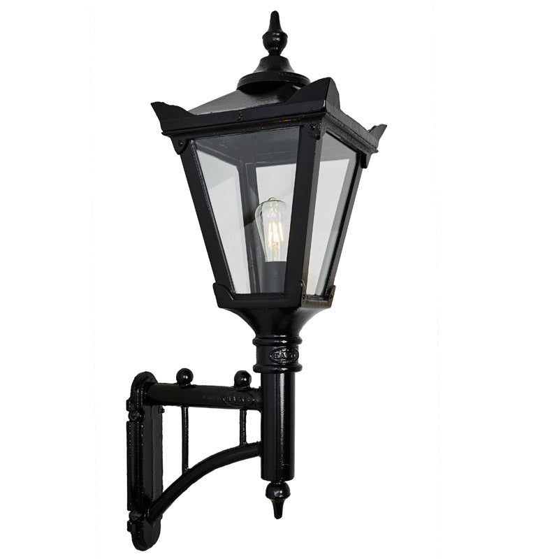 Victorian cast iron wall light with short arm 0.97m (H048)