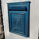 Traditional Irish Post in pearl blue for A4 sized letters (H114)