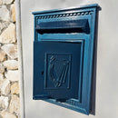 Traditional Irish Post in pearl blue for A4 sized letters (H114)
