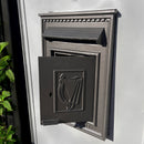 Traditional Irish Post in pearl grey for A4 sized letters (H114)
