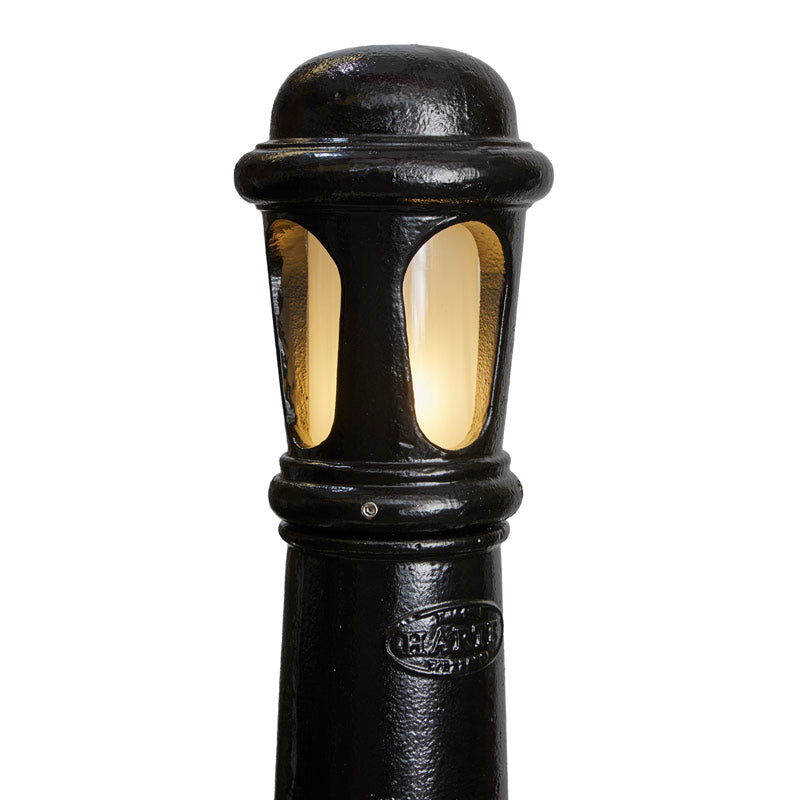 Decorative bollard light in cast iron 0.95m (H193)