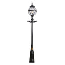 Victorian globe lamp post in cast iron 3.6m (H201)