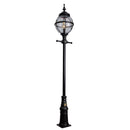 Victorian globe lamp post in cast iron 3.28m (H202)