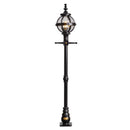 Victorian globe lamp post in cast iron 1.4m (H204)