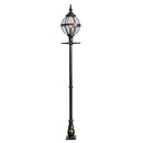 Victorian globe lamp post in cast iron 2.7m (H206)