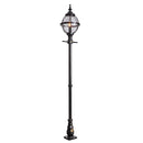 Victorian globe lamp post in cast iron 2.7m (H206)