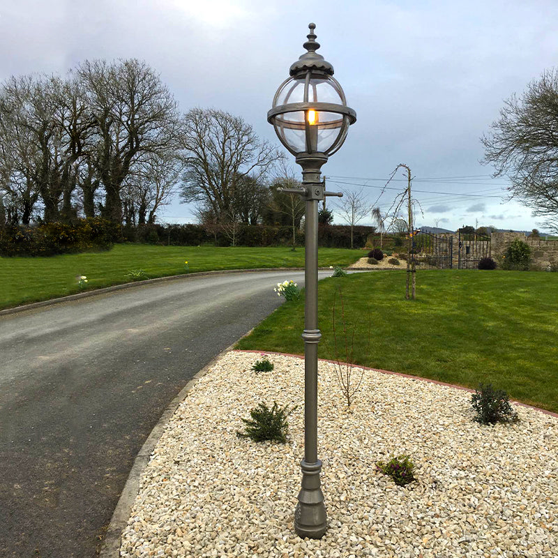 Victorian globe lamp post in cast iron 2.5m (H207) | Harte Outdoor ...