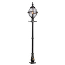 Victorian globe lamp post in cast iron 2.5m (H207)