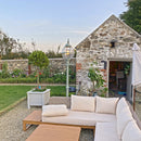 Victorian globe lamp post in cast iron 2.5m in height.