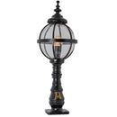 Victorian globe pedestal light in cast iron 1.1m (H208)