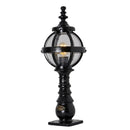 Victorian globe pedestal light in cast iron 0.65m (H209)