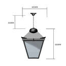 Victorian large hanging lantern 0.8m (H020)