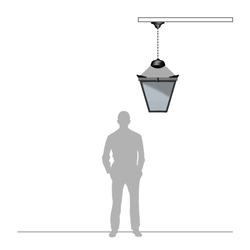 Victorian large hanging lantern 0.8m (H020)