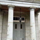 Victorian globe hanging light with chain 0.65m (H222)