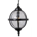 Victorian globe hanging light with chain 0.65m (H222)