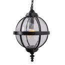 Victorian globe hanging light with chain 0.65m (H222)